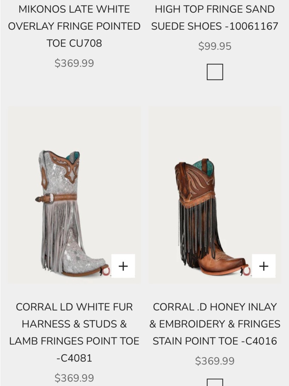 Corral Brown and Tan Leather Western Lace-Up Boots - Picture 6 of 10